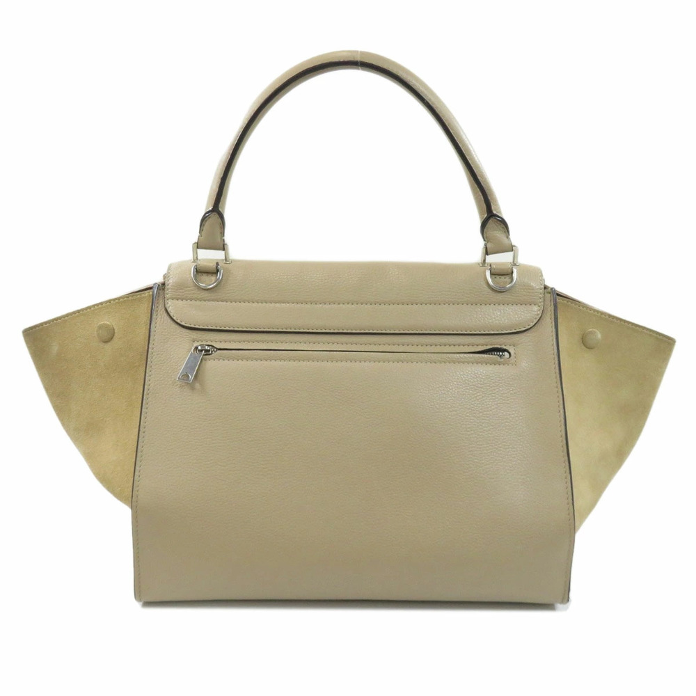 Celine Trapeze bag Dune calfskin leather suede - Picture 2 of 11
